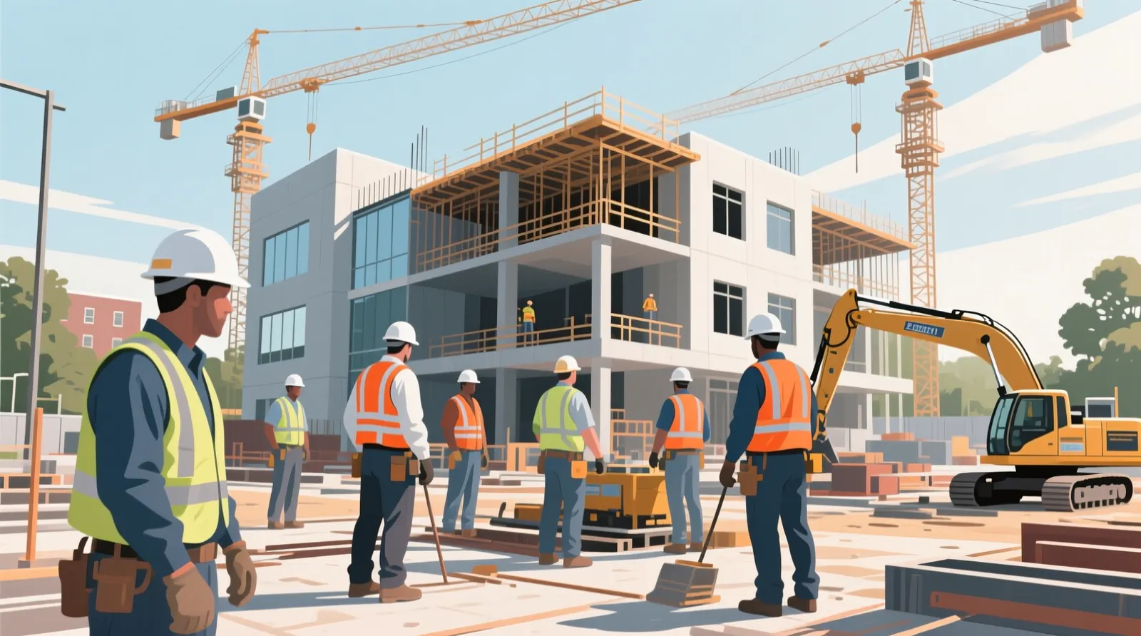 Bosco Construction team at a project site