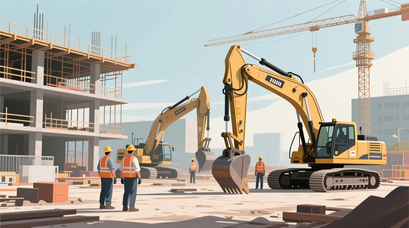 Bosco Construction LLC team at a construction site